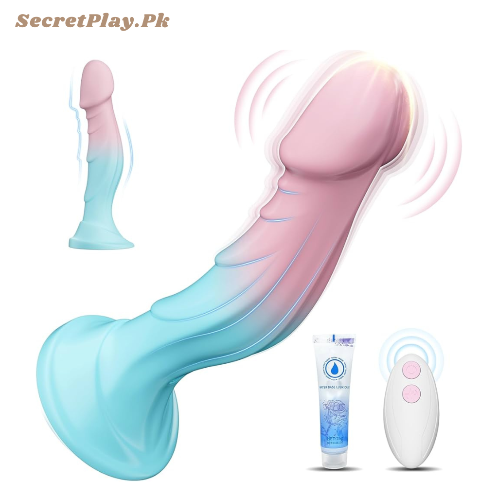 Suction Cup Vibrating Silicone Anal Dildo