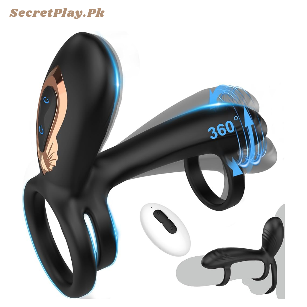 Vibrating Cock Ring with 360° Adjustable
