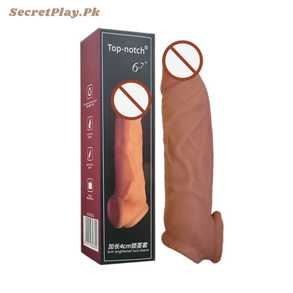 Sleeve Silicone Condom Skin Color