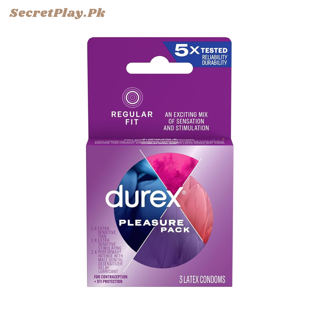Durex Pleasure Premium Lubricated Condoms