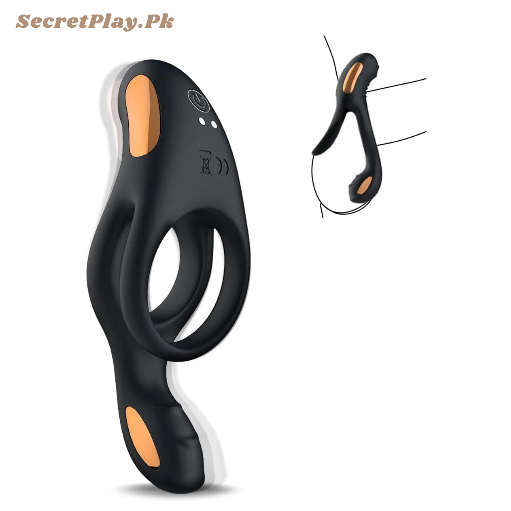 Penis Ring Vibrator With 10 Vibrations 