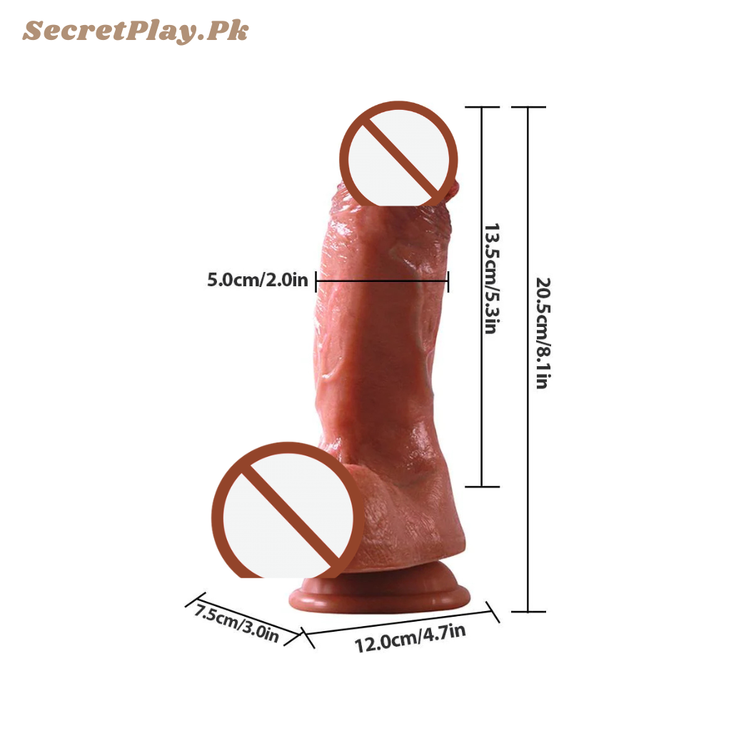 Huge Flesh Lifelike Realistic Skin Dildo