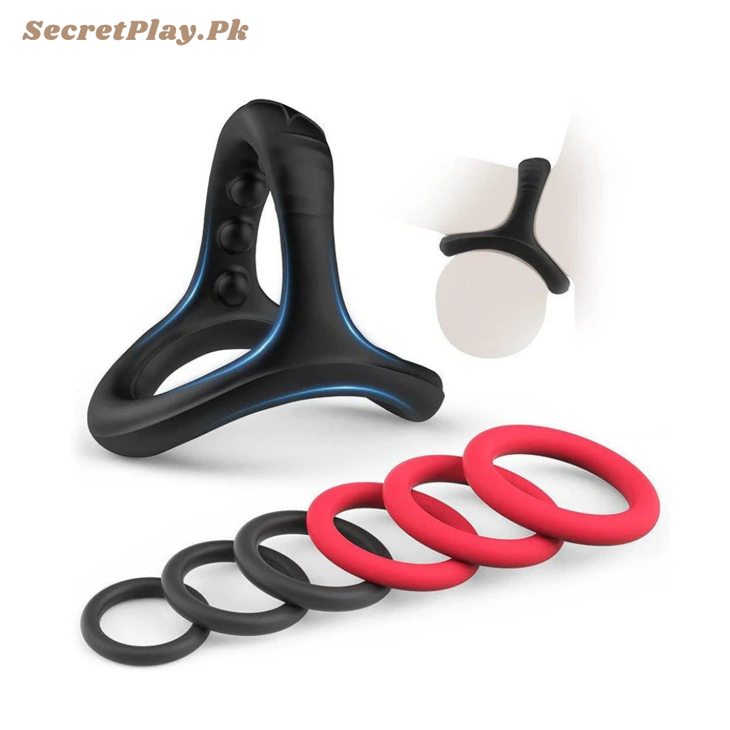 Silicone Cock/Penis Rings Set 