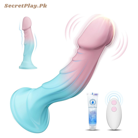 Suction Cup Vibrating Silicone Anal Dildo