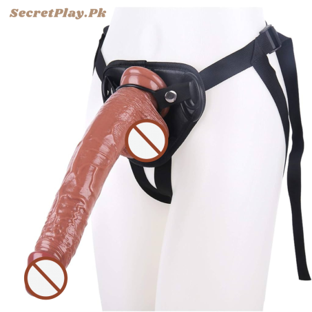 12 Inch Big Black Strap On Dildo