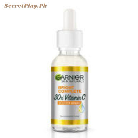 Garnier Skin Active Bright Complete Vitamin C Booster Serum 30 Ml - Contains Niacinamide