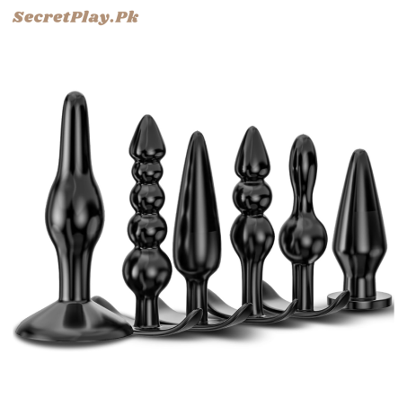 6pcs Silicone Butt Adult Toy Anales Plug