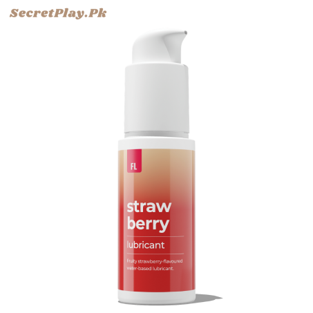 Strawberry Flavored Water Based Lubricant