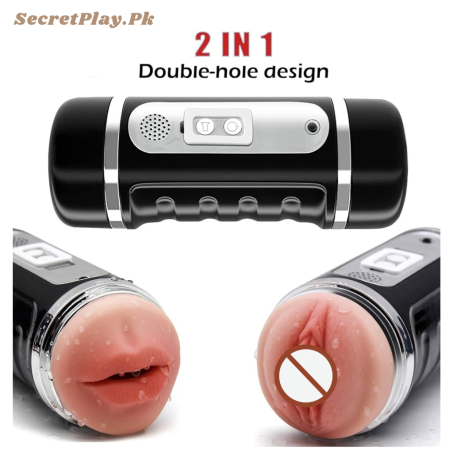 2 in 1 Vagina/Oral Automatic Electric Masturbator
